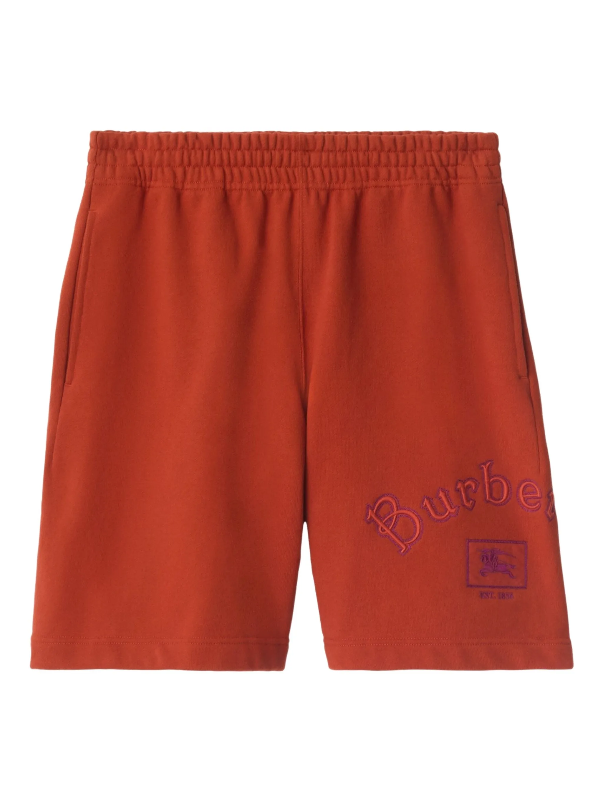

Шорты Gothic с вышитым логотипом Burberry, оранжевый