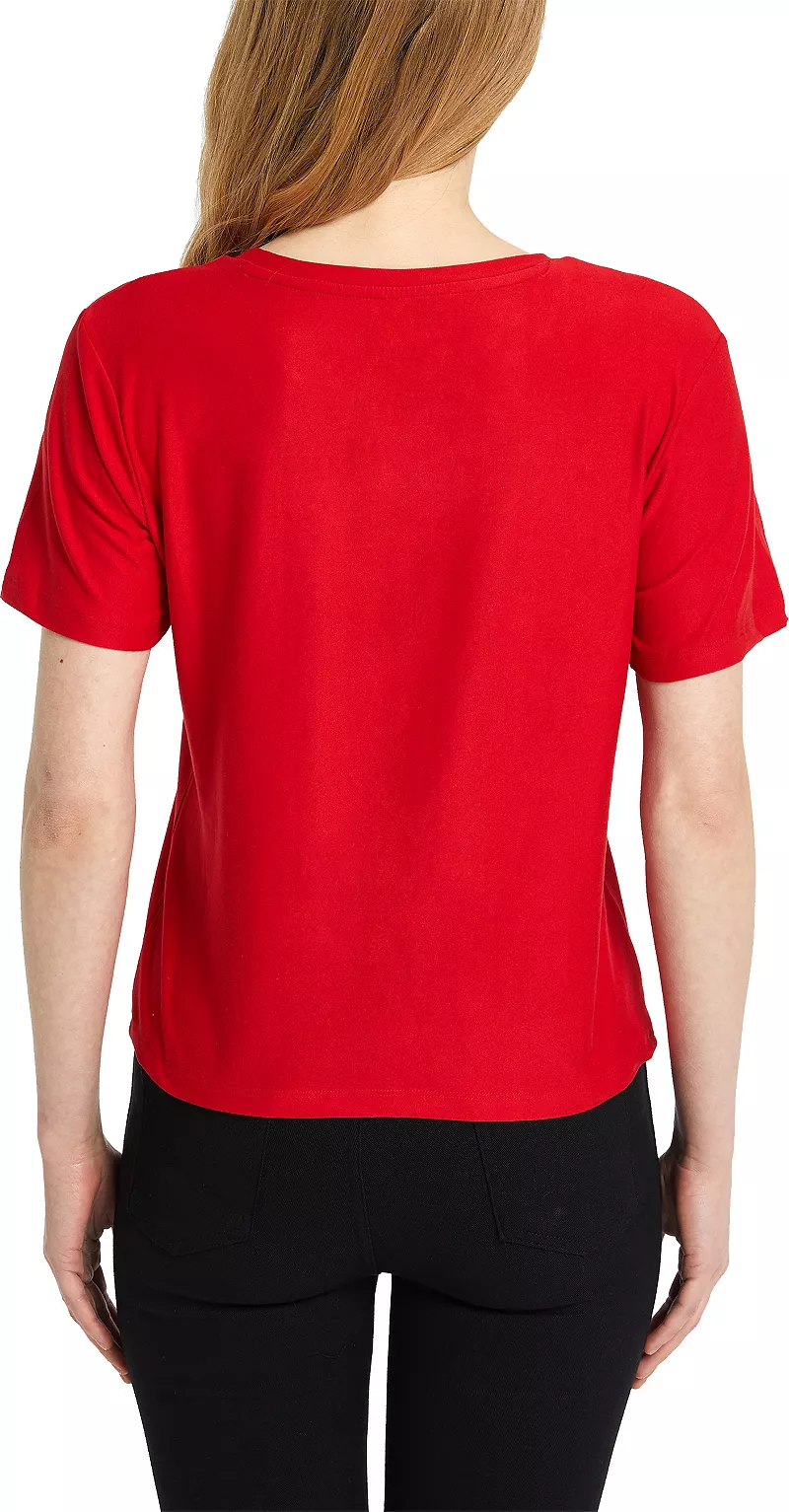 

Женская красная футболка с короткими рукавами Concepts Sport DC United Zest