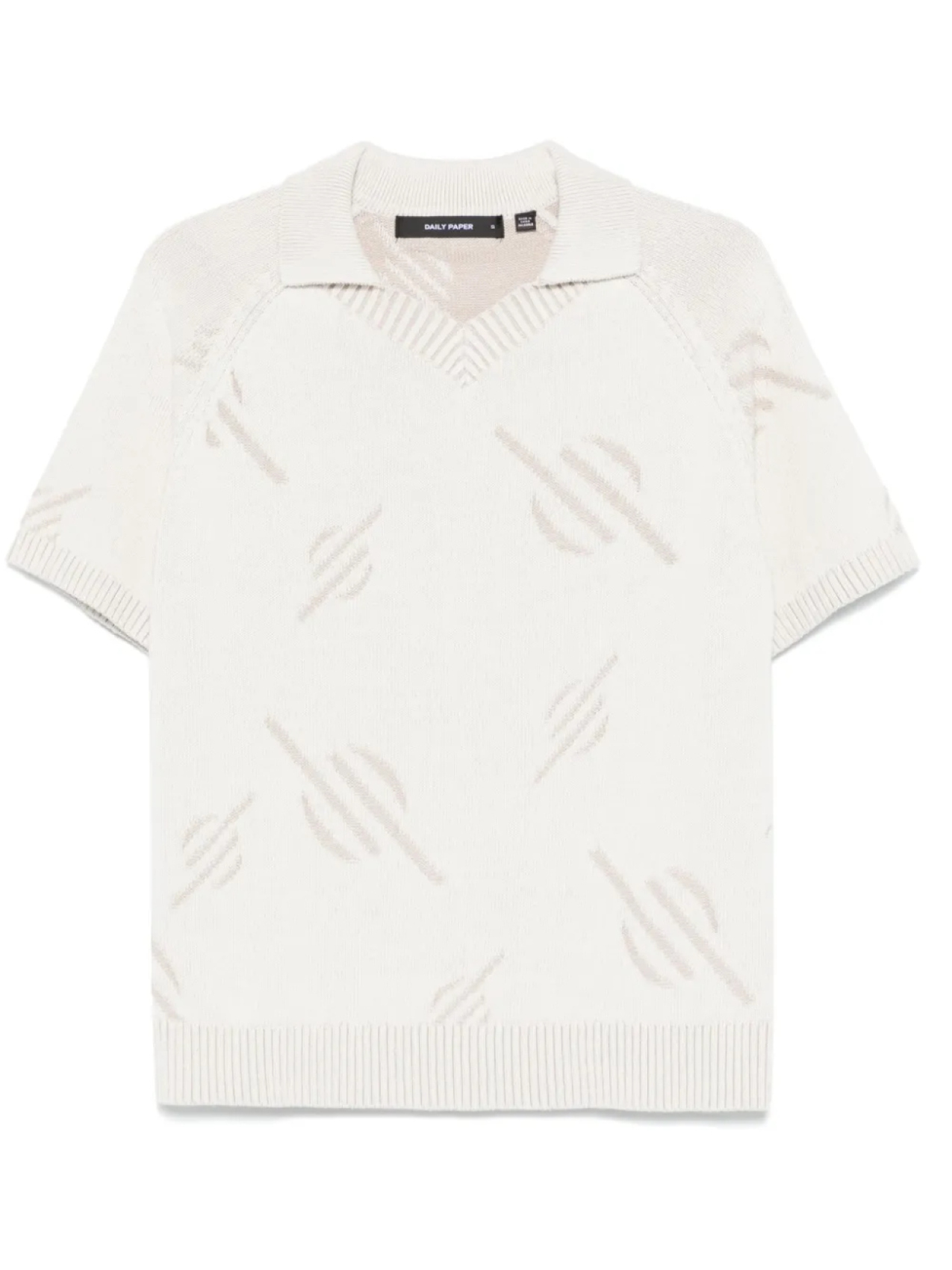 

Футболка Daily Paper monogram-intarsia top, нейтральный