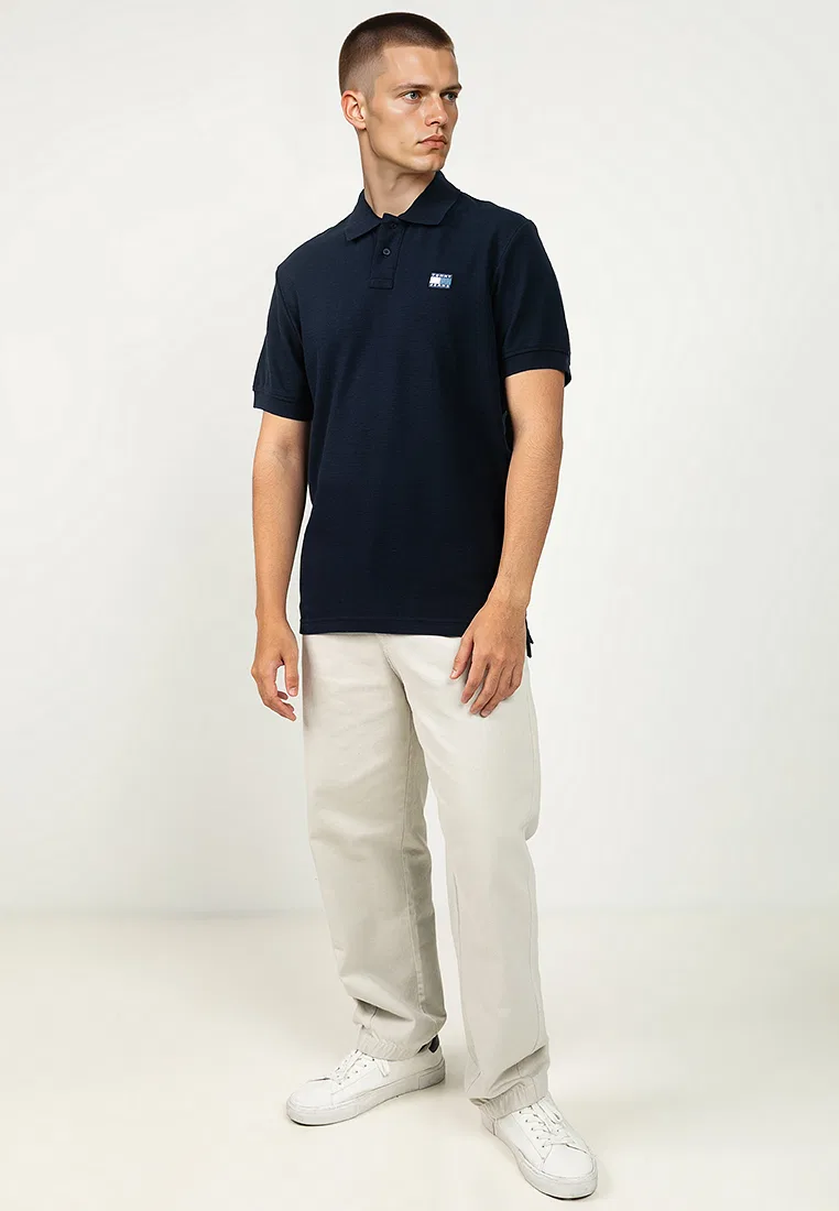 Поло Tommy Jeans, мужское, синий Tommy Hilfiger — фото 4