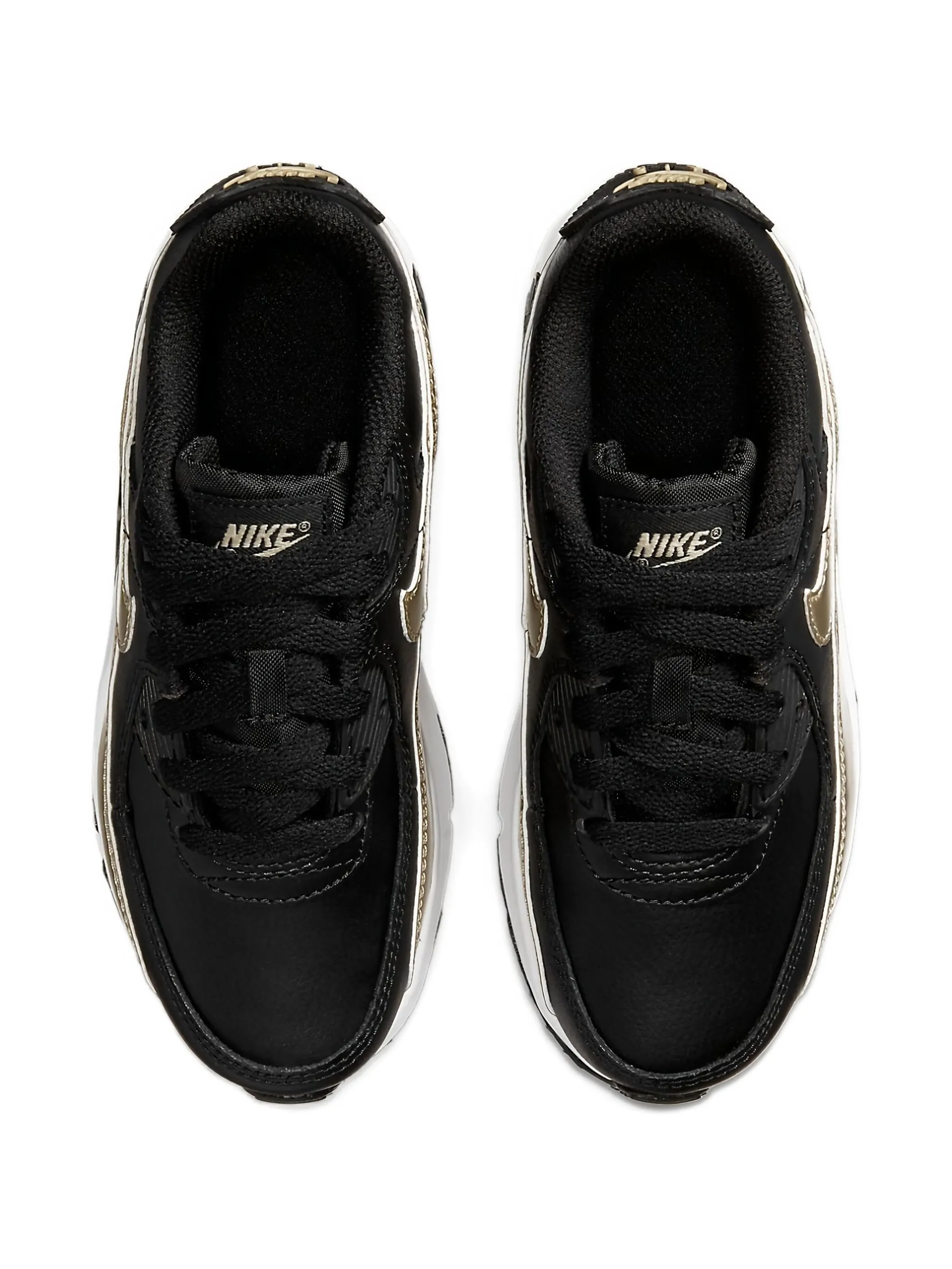 Кроссовки Air Max 90 LTR Metallic Nike Kids, черный — фото 3