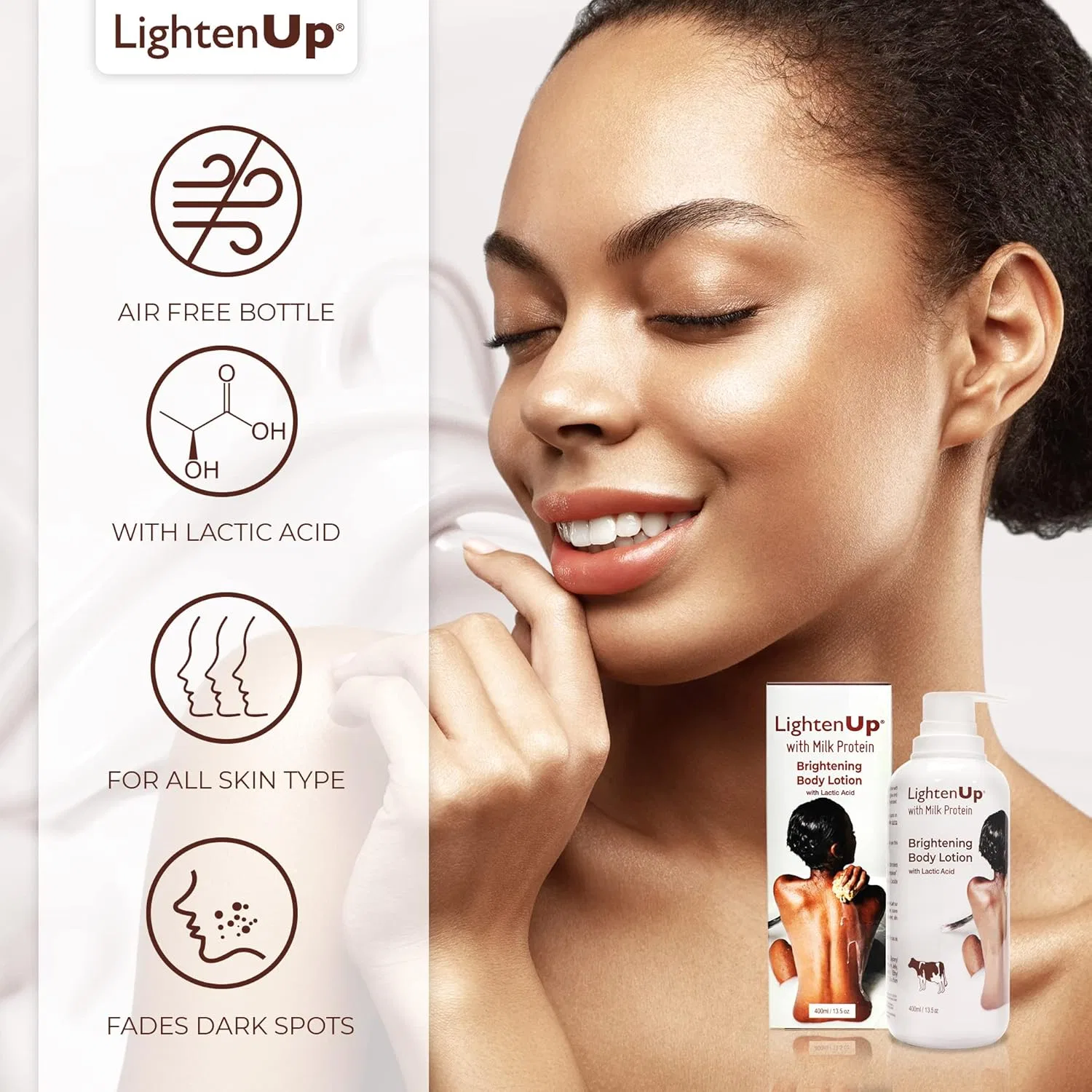 Лосьон для тела с молочной кислотой LightenUp Omic Lighten-Up — фото 4
