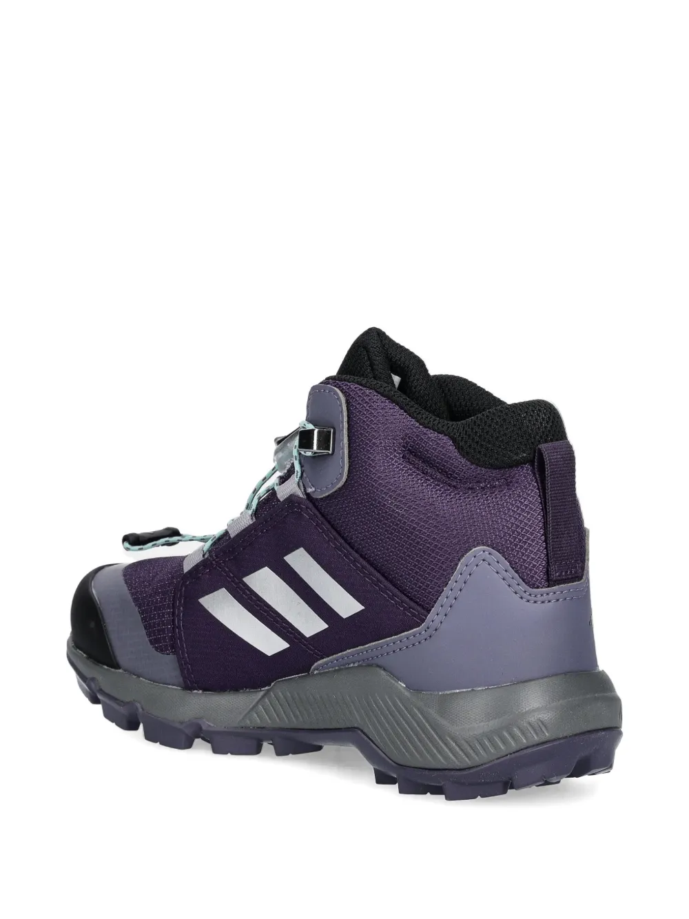 Ботинки Terrex Mid с тремя полосками Adidas Kids, фиолетовый — фото 3