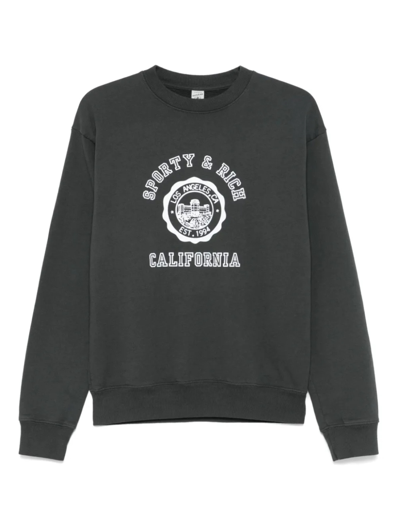 

Хлопковая толстовка Sporty & Rich, черный