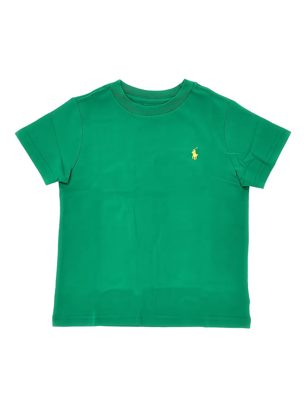 

Футболка с вышитым логотипом Polo Ralph Lauren Kids, зеленый