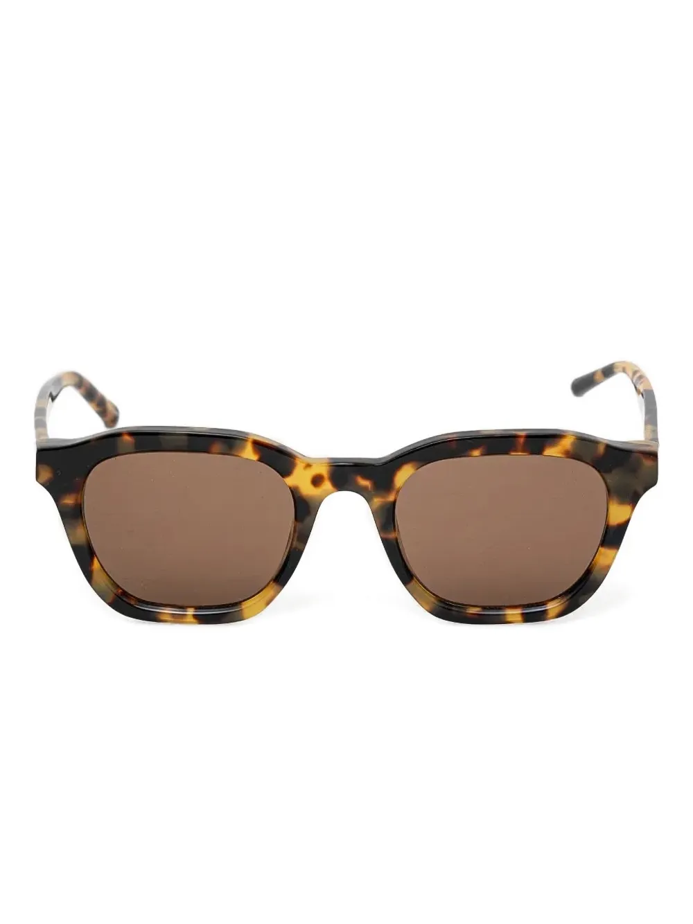 

Солнцезащитные очки черепаховой расцветки The Attico, коричневый