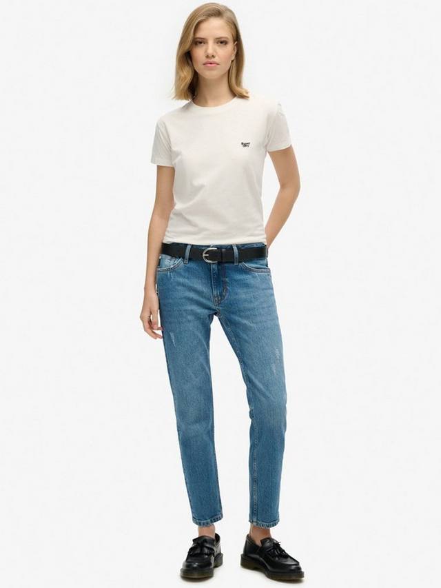 

Узкие джинсы средней посадки Superdry, цвет Manor Mid Blue