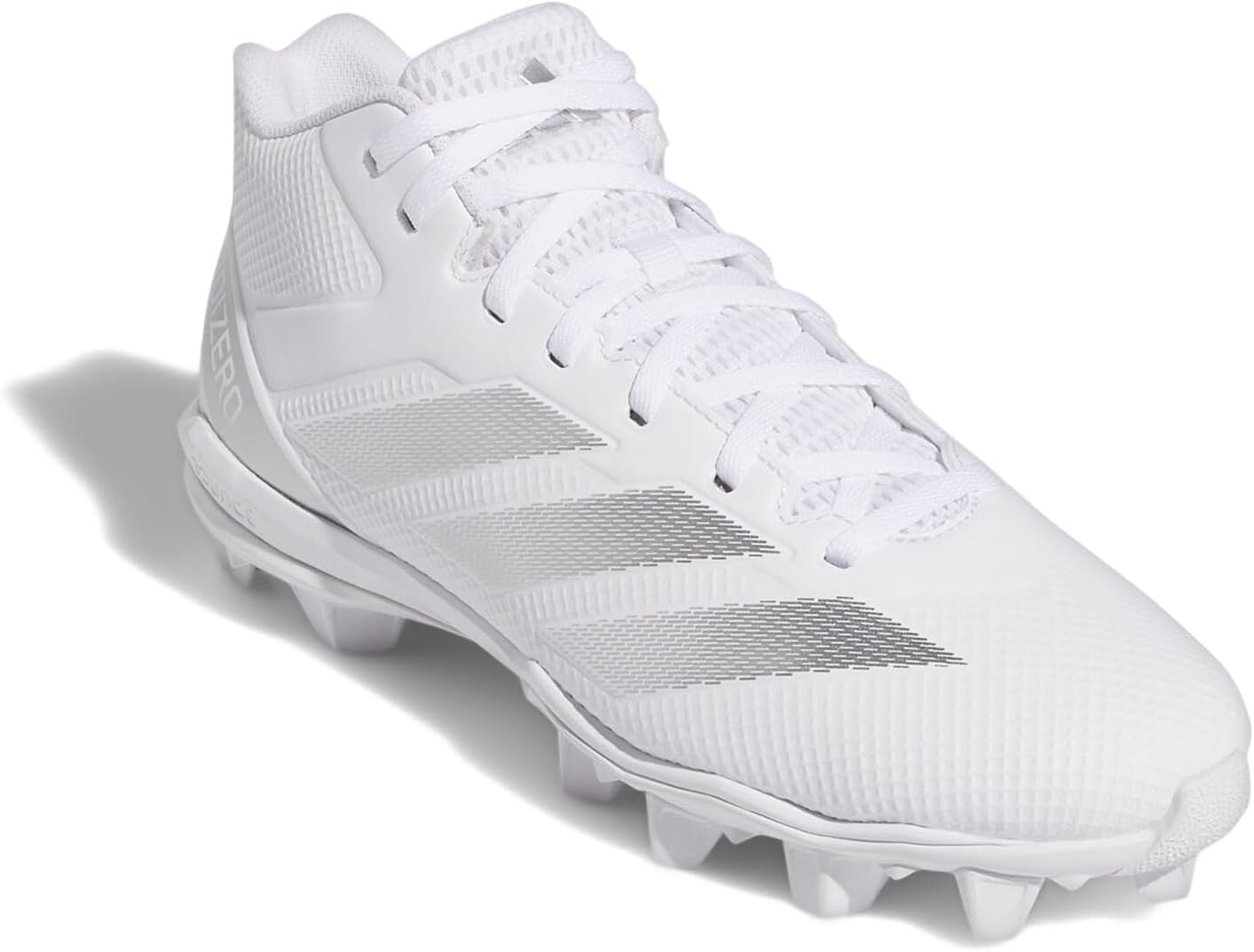 

Кроссовки adidas adiZero Impact.2 Molded American Football Cleats, цвет White/Silver Metallic/White