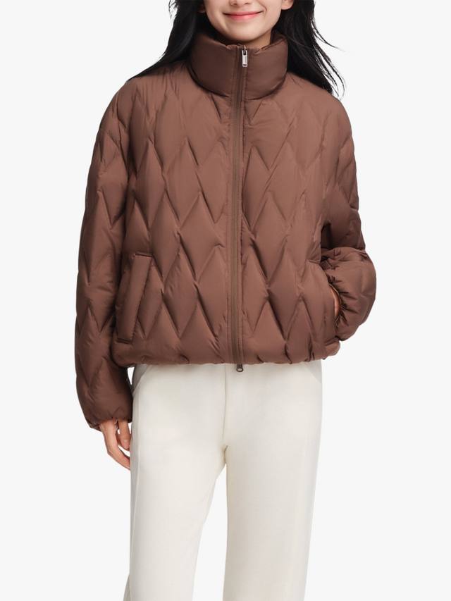 

Стёганая куртка с наполнителем из пуха Bosideng, Gravel Brown