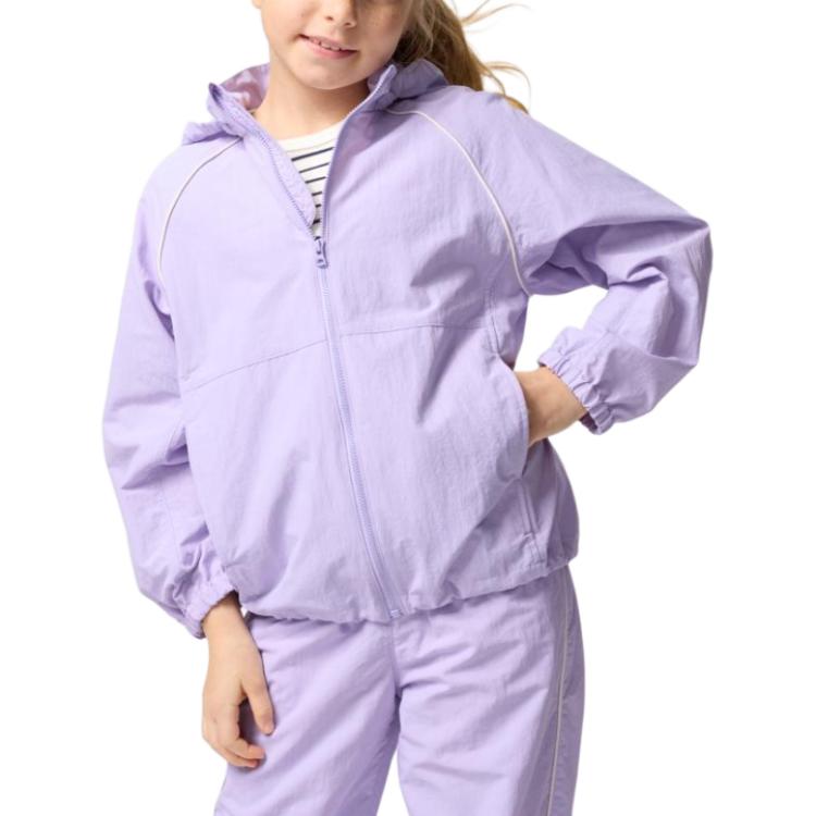 

Одежда для защиты от солнца SS25 для детей 3-7 лет UNIQLO, фиолетовый