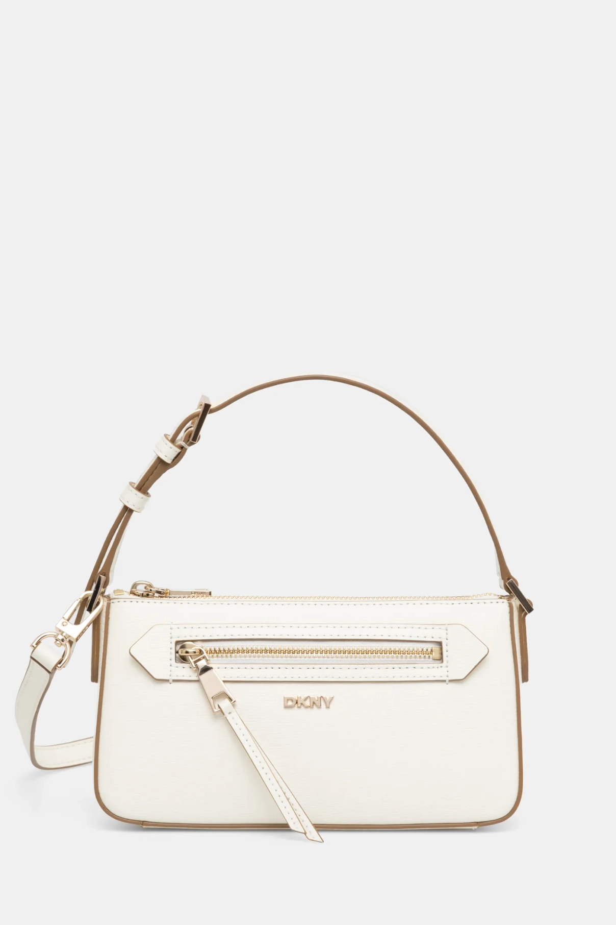 

Кожаная сумочка Dkny, бежевый