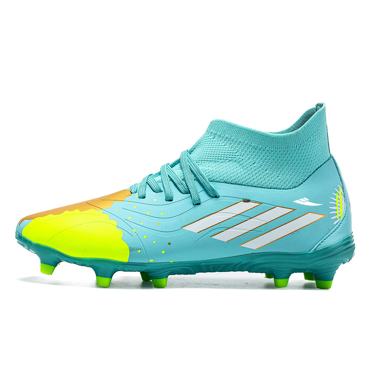 

Kuding Износостойкие и легкие футбольные бутсы унисекс Aqua Long Stud, цвет Aqua Long Stud