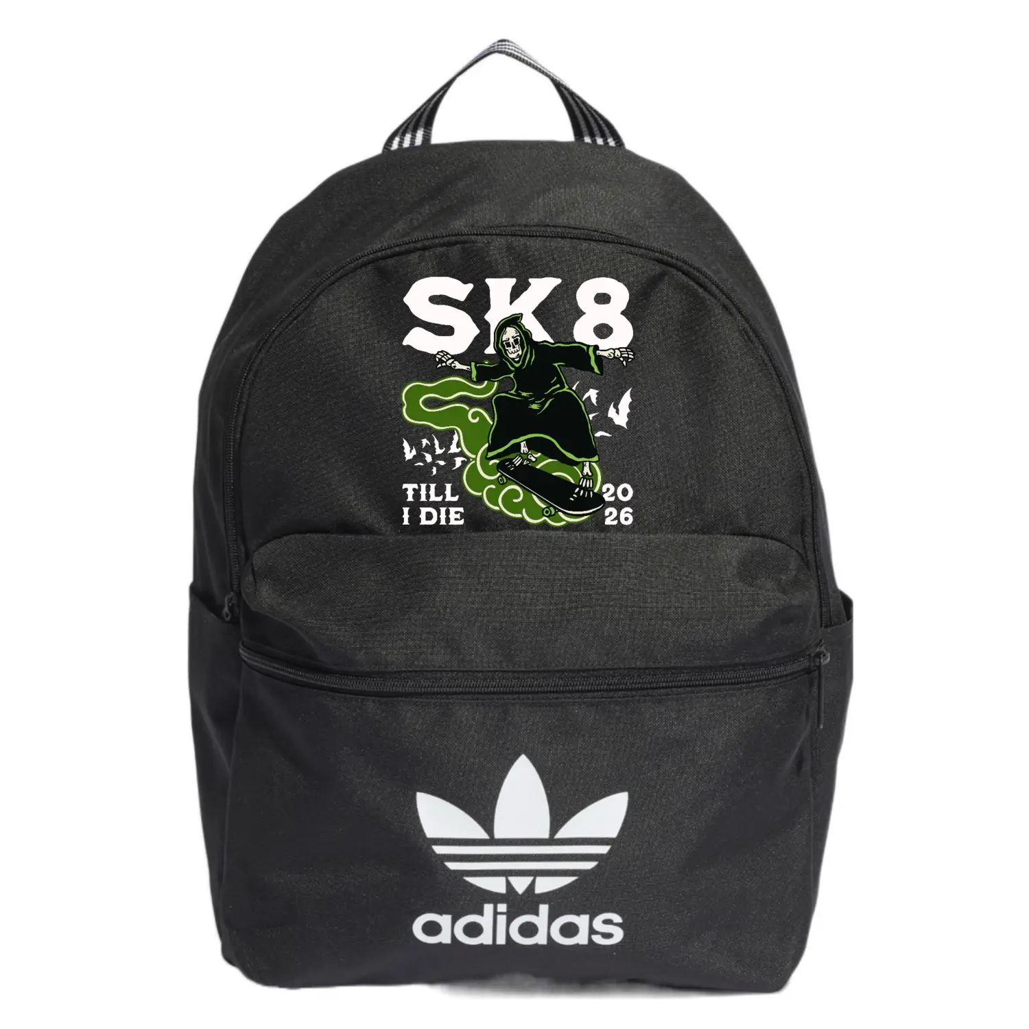 

Adidas Originals Полиэстеровый рюкзак обычный унисекс черный, sk8