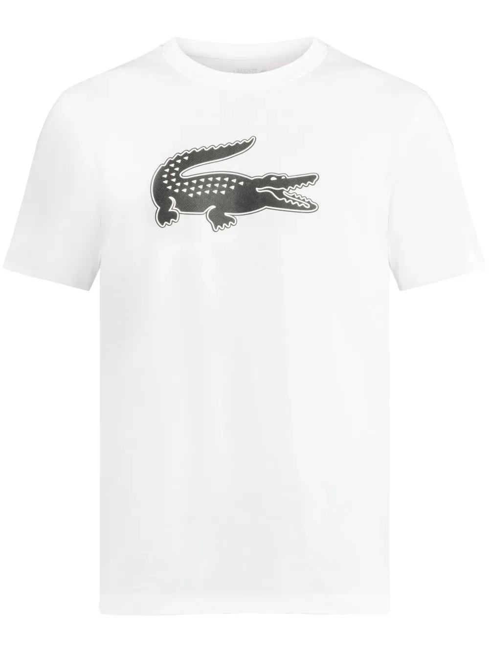Футболка Lacoste из джерси с принтом, белый