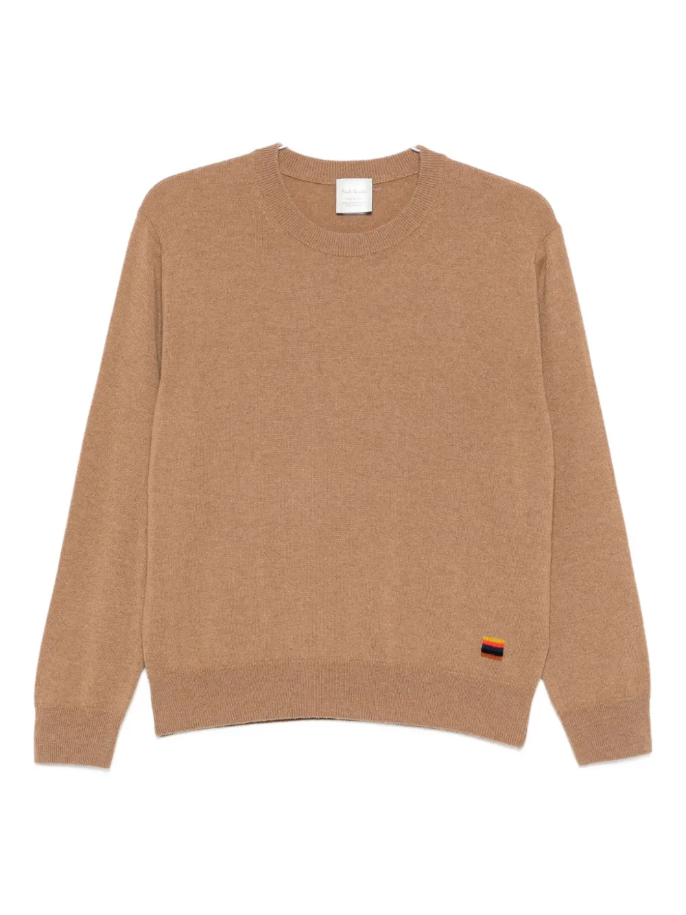 

Кашемировый свитер с круглым вырезом Paul Smith, коричневый