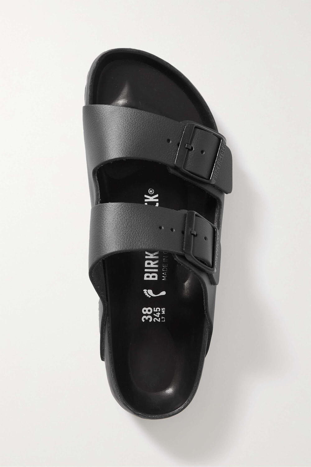 BIRKENSTOCK кожаные сандалии Arizona, черный
