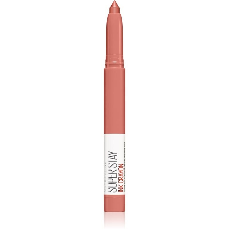 

Maybelline, Superstay Ink Crayon, губная помада-карандаш оттенка 100 Reach High, 1,5 г