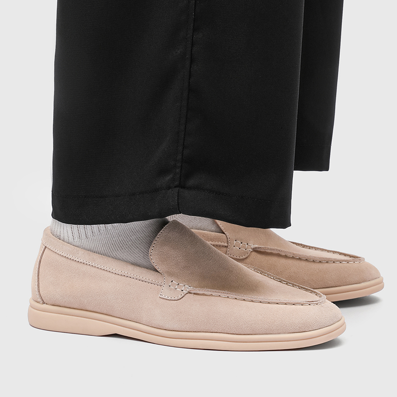 PAVEA Мужские повседневные кроссовки низкие сине-бежевые, цвет Beige — фото 4