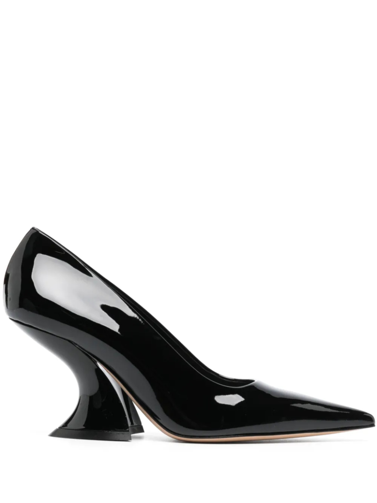 Casadei лакированные туфли Elodie 80, черный