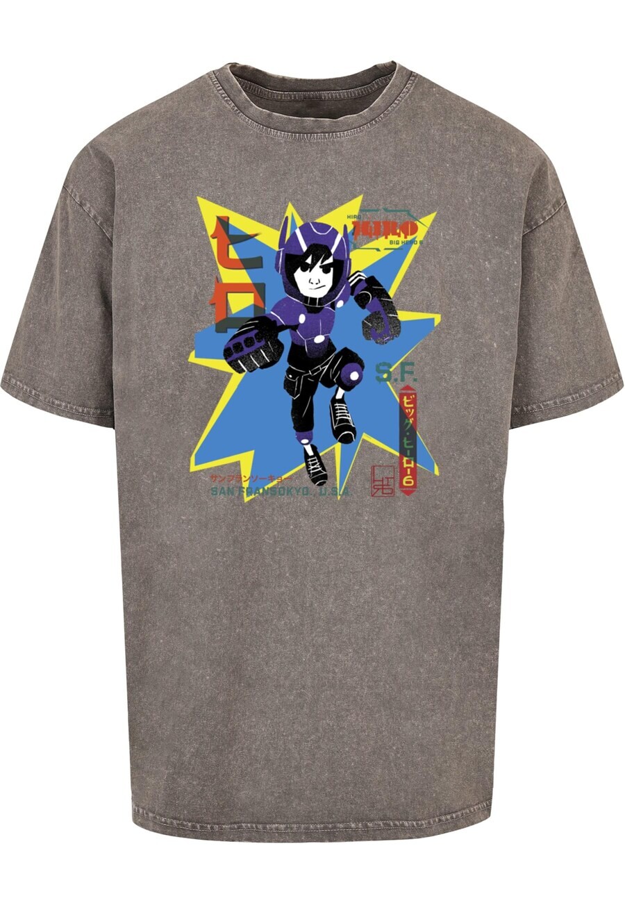 

Классическая футболка ABSOLUTE CULT Shirt Big Hero 6 - Hiro Manga, темно-серый