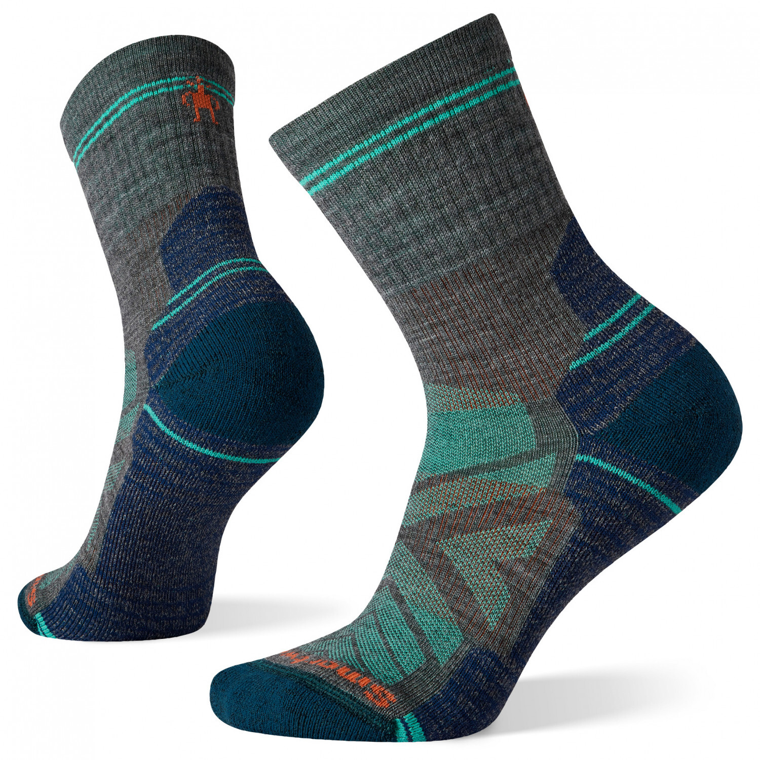 

Походные носки Smartwool Women's Performance Hike Light Cushion Mid Crew, цвет Medium Gray