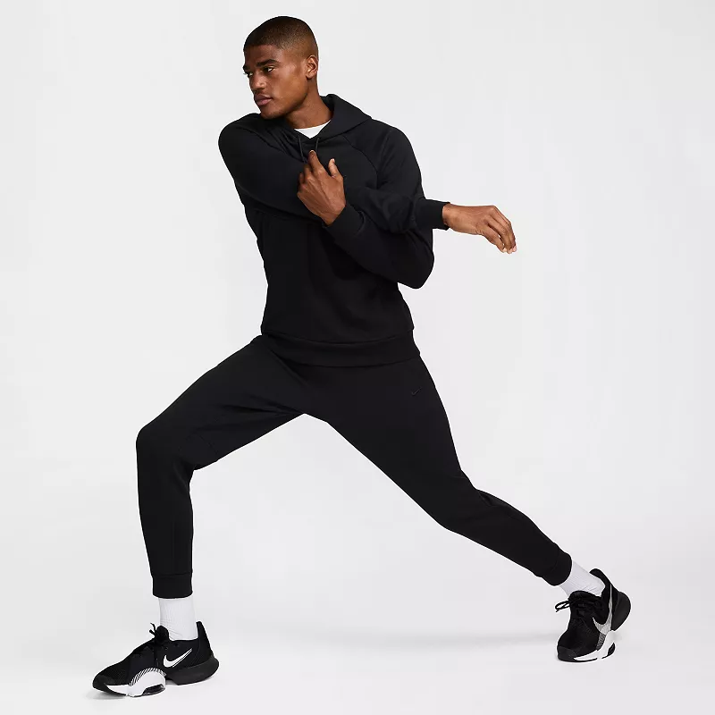 Мужские джоггеры из флиса с защитой от ультрафиолета Nike Dri-FIT, черный — фото 2