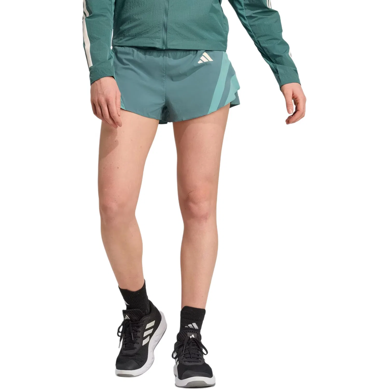 Шорты беговые Adidas Adizero Archive синие — фото 3