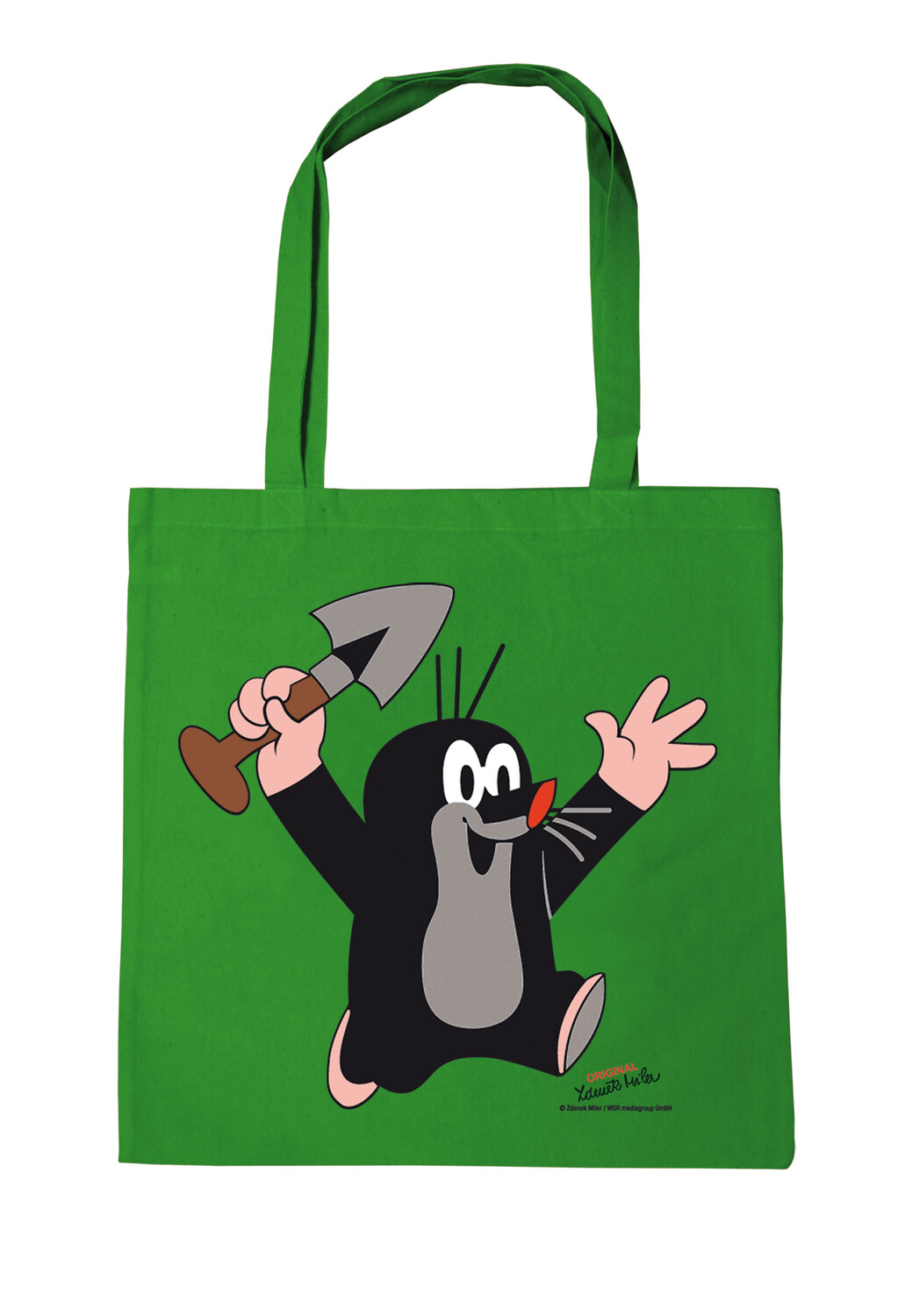 

Сумка через плечо Logoshirt Baumwolltasche Der kleine Maulwurf Juhu, зеленый