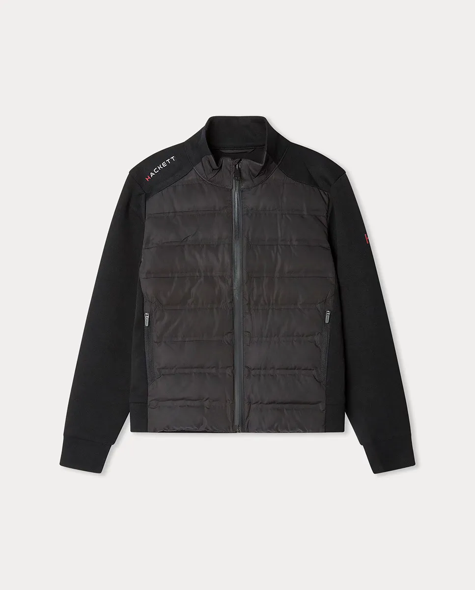 

Куртка для мальчиков Hackett Sport Hybrid Quilt FZ, черный