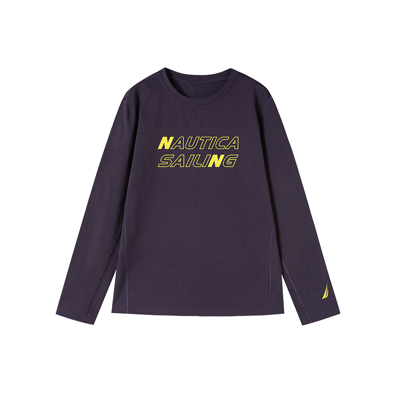 

Футболка для младших школьников NAUTICA, темно-фиолетовый