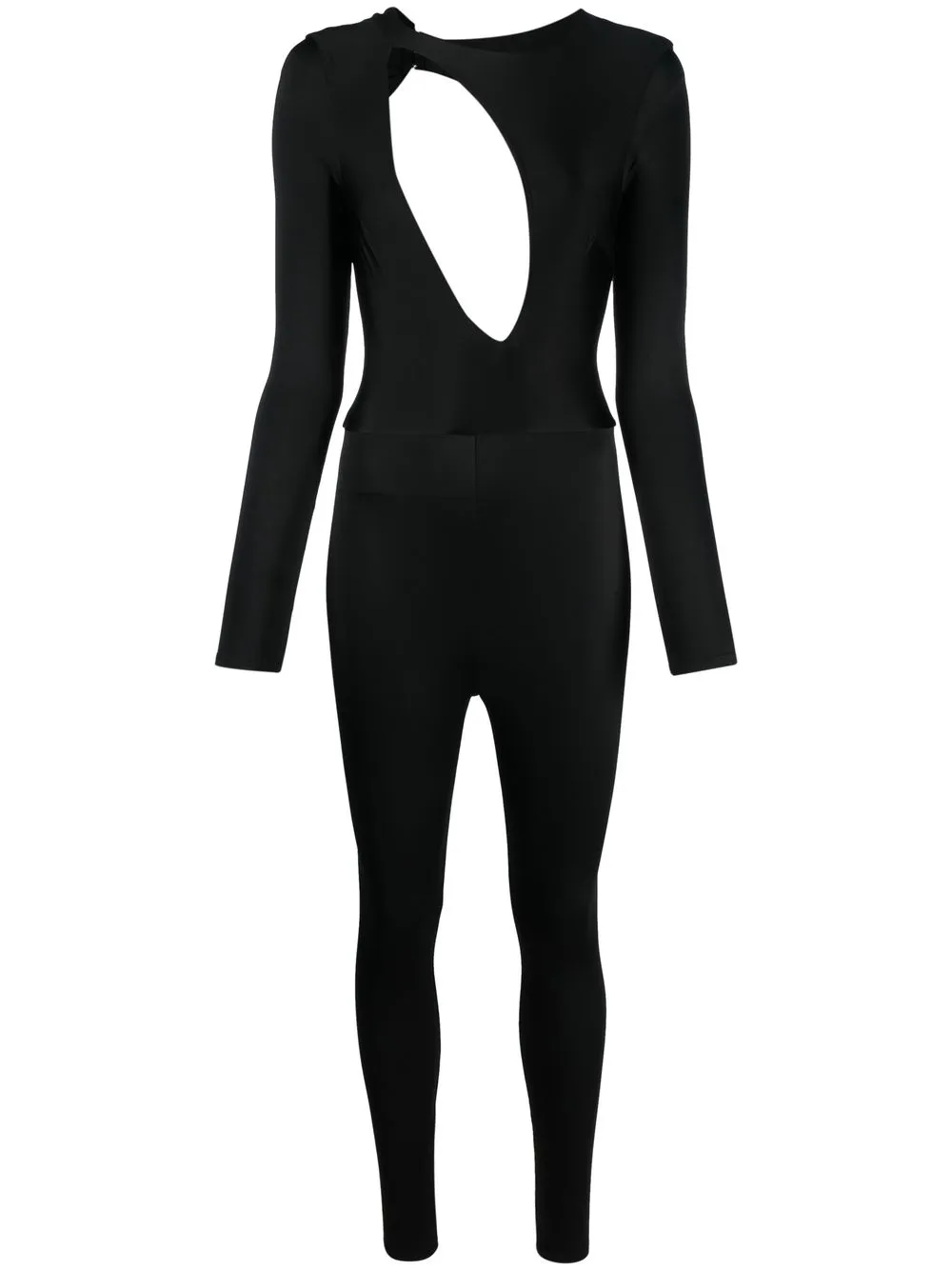 

Эластичный комбинезон с вырезами Noire Swimwear, черный