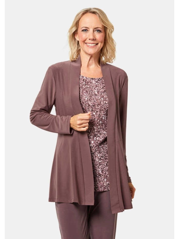 

Кардиган GOLDNER Jersey-Longjacke, цвет pflaumenviolett