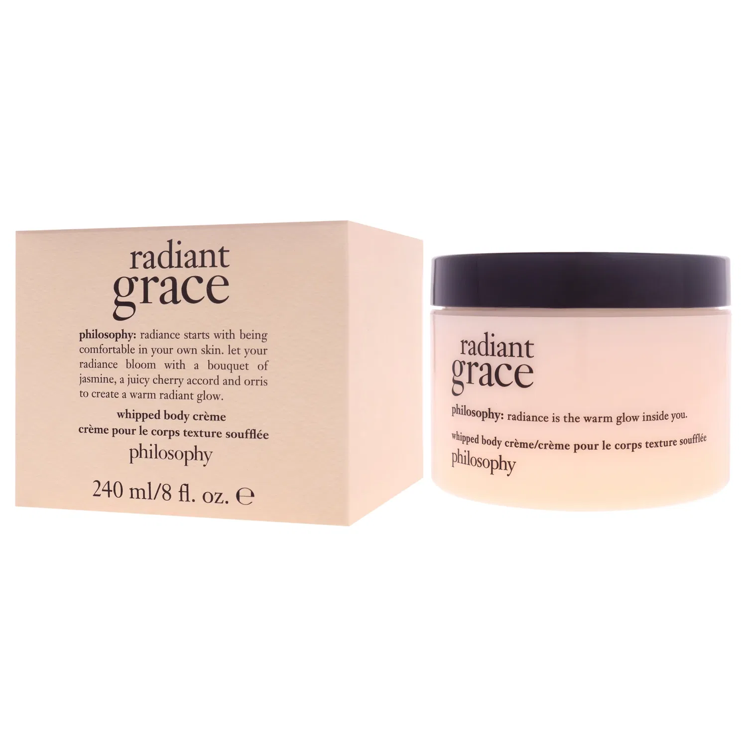Крем для тела Radiant Grace Whipped Body Creme от Philosophy для женщин - 227 г (8 унций), белый — фото 4