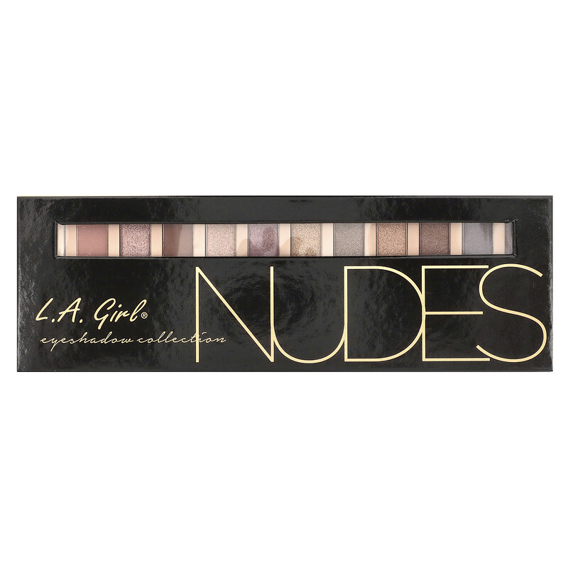 

L.A. Girl, Beauty Brick, палитра теней для век из 12 цветов, GES331 Nudes, 12 г (0,42 унции)