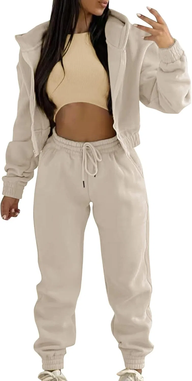Женский спортивный костюм из трех предметов, Khaki