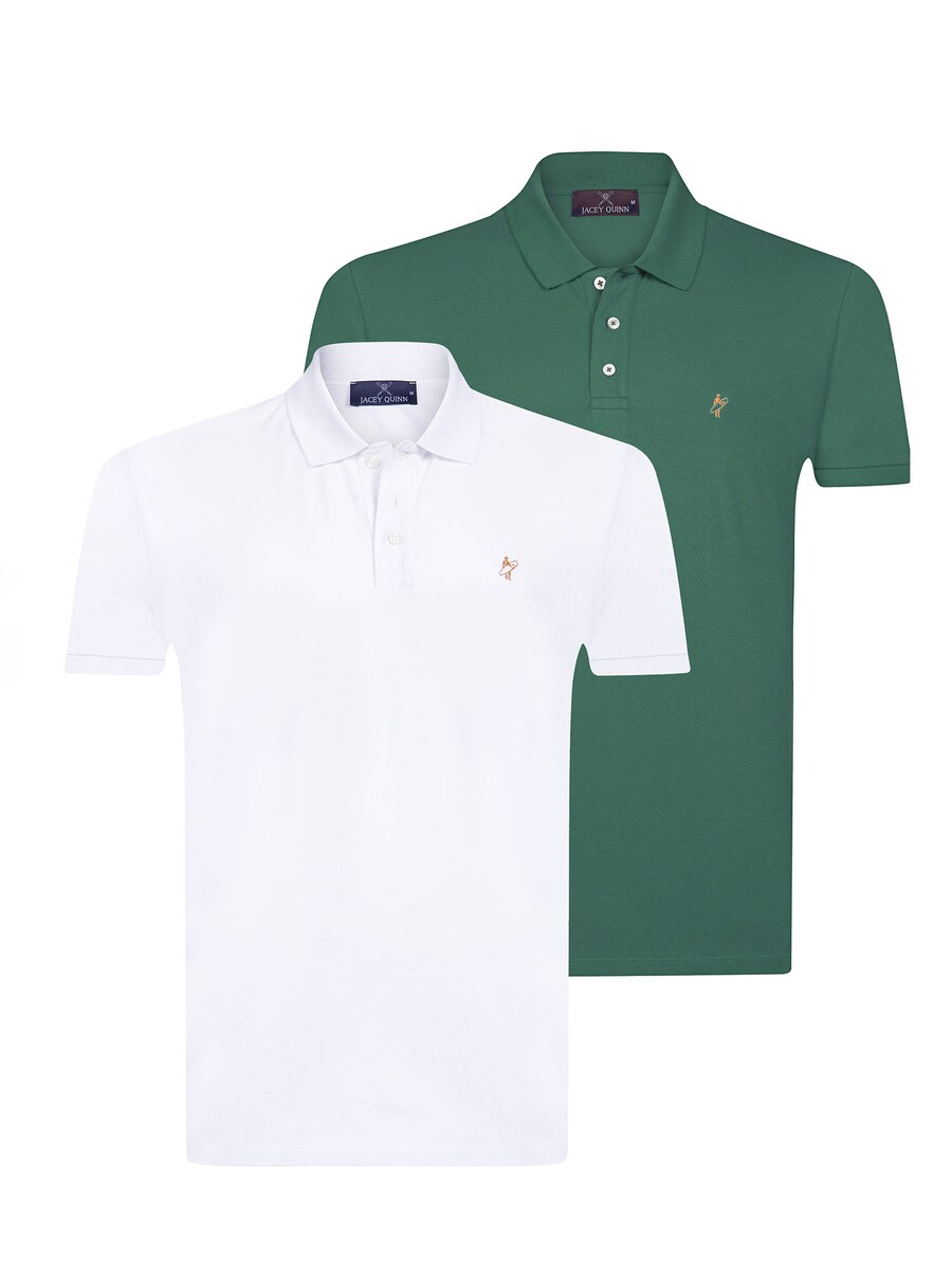 

Рубашка Jacey Quinn, цвет Dark green/White