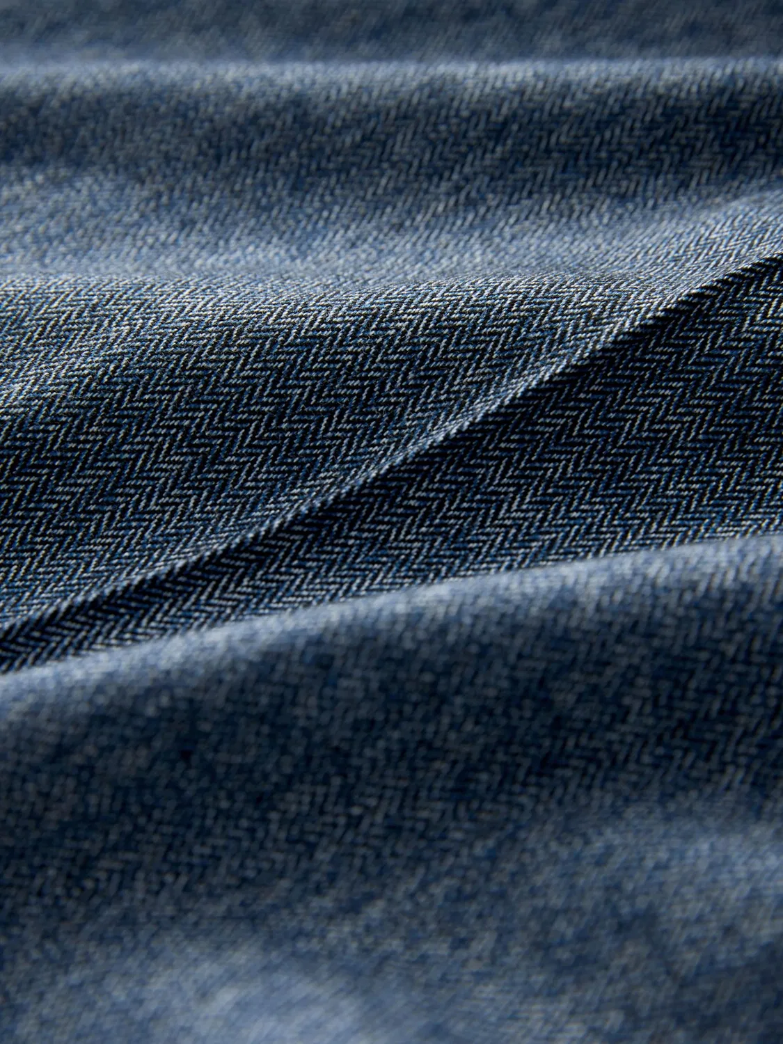 Широкие брюки со складками спереди Next, Blue Denim — фото 3