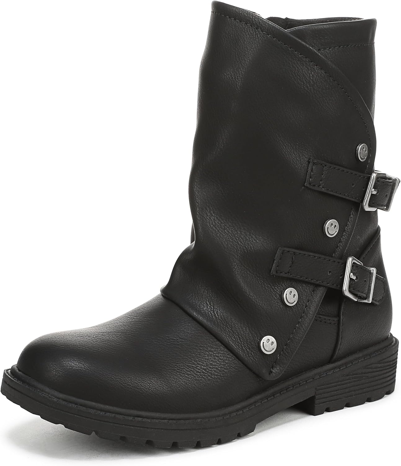 

Детские модные сапоги Blowfish Malibu Rylee-k для девочек, Black Faux Leather