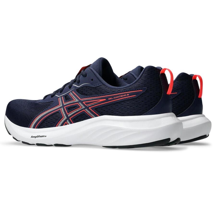 Кроссовки для бега по шоссе, мужские - ASICS Gel-Contend 9 - Midnight/Red — фото 4