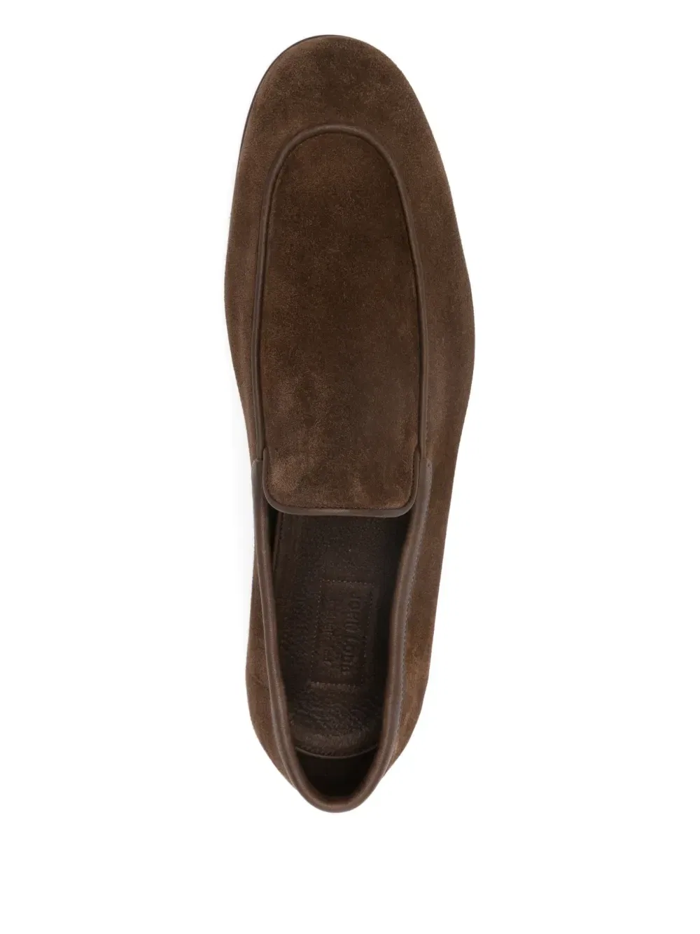 Кожаные лоферы John Lobb, коричневый — фото 4