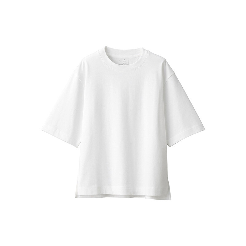 

Футболка женская Muji с короткими рукавами, лавандовый