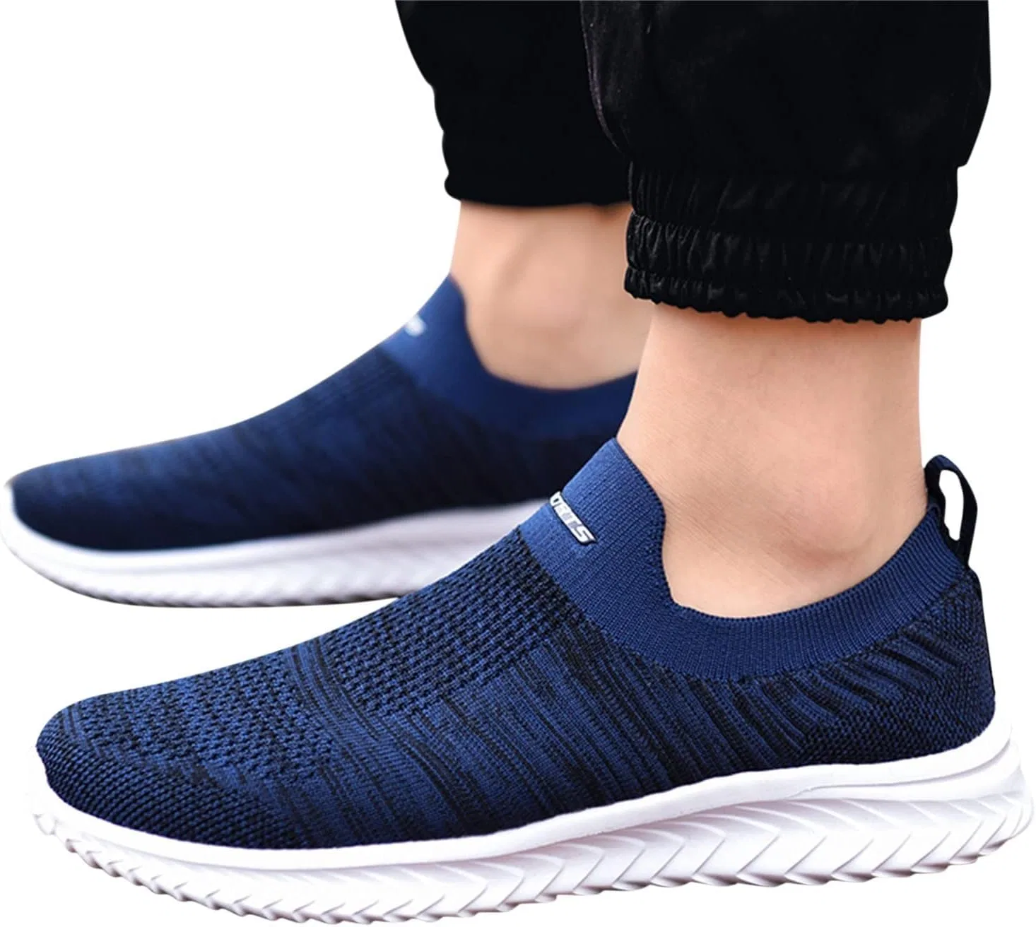 Мужские модные летние кроссовки Lite Adapt из сетчатой ​​ткани, дышащие, легкие, удобные, повседневные, на плоской подошве Generisch, Blue — фото 2