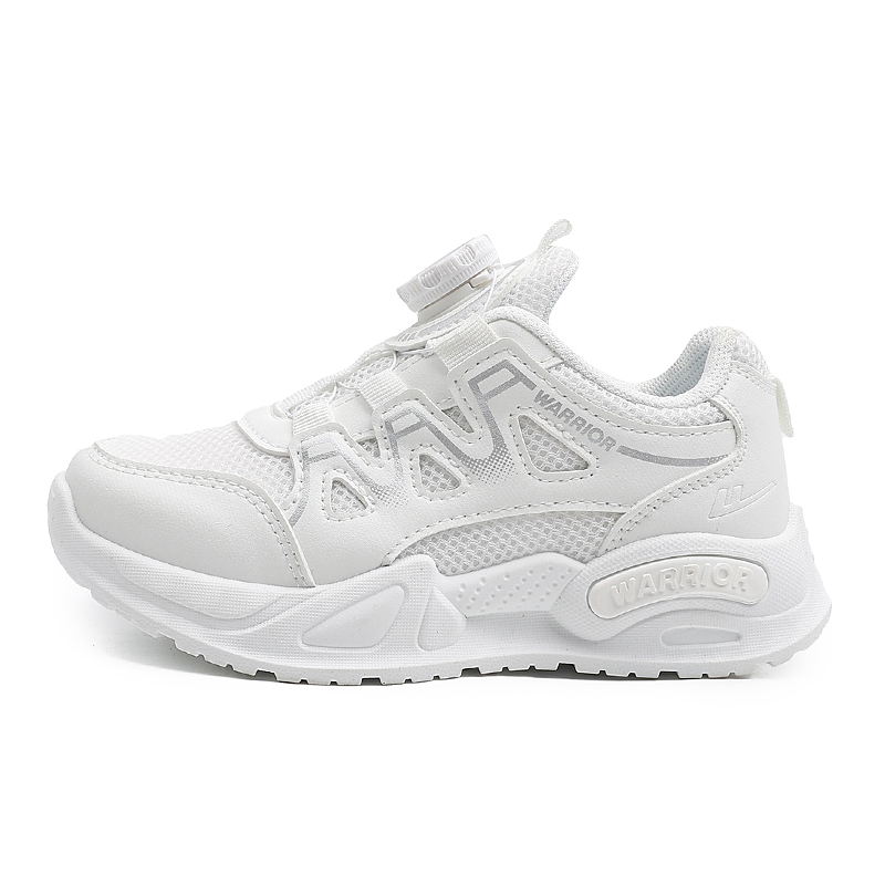 

Детские кроссовки для бега низкие дышащие устойчивые к истиранию WARRIOR, белый