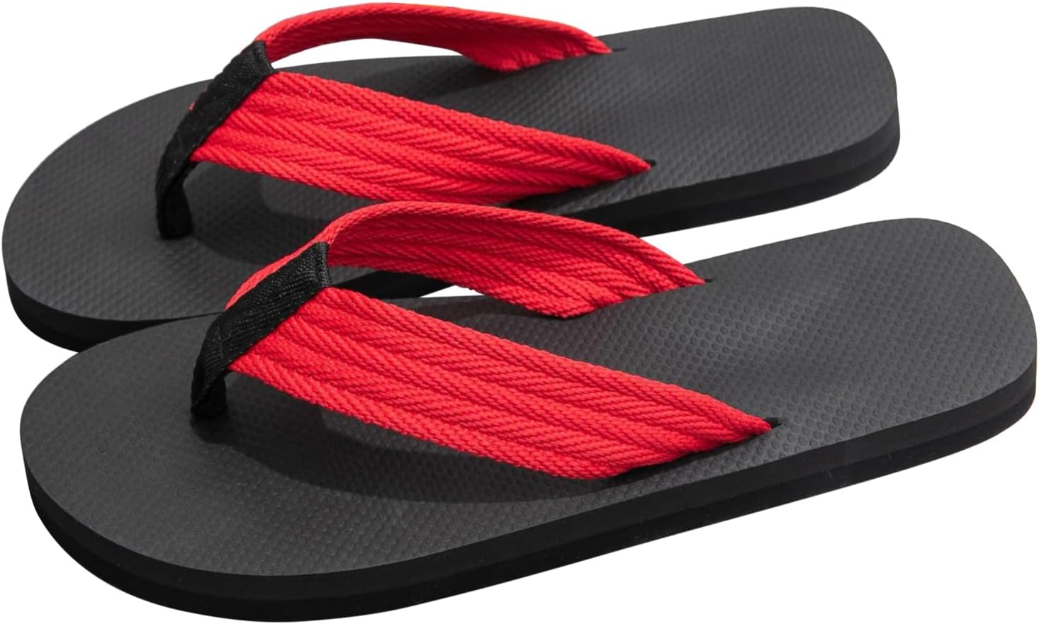

Мужские тапочки, повседневные, для серфинга, пляжные, для купания, летние противоскользящие шлепанцы, сандалии Abborora, красный