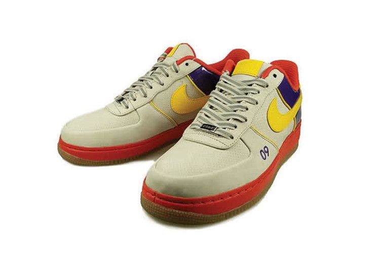 Кроссовки Nike Air Force 1 Supreme All-Star 08 Tz 'NBA All-Star 2009', желто-коричневый — фото 3