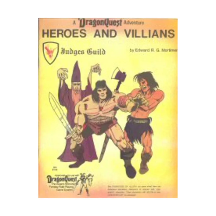 

Модуль Heroes and Villains, DragonQuest Modules (Judges Guild)