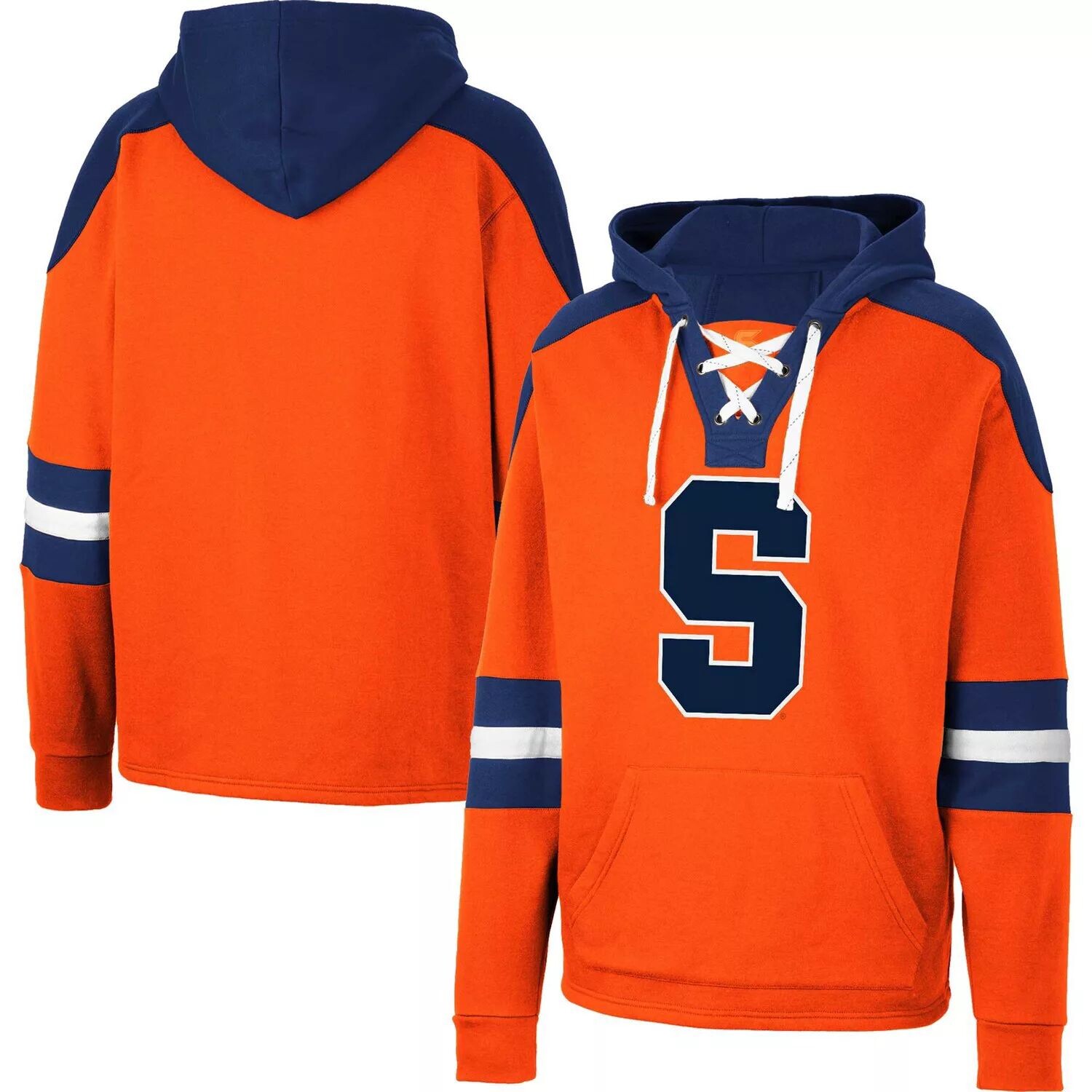 

Мужской пуловер с капюшоном Colosseum Orange Syracuse Orange на шнуровке 4.0