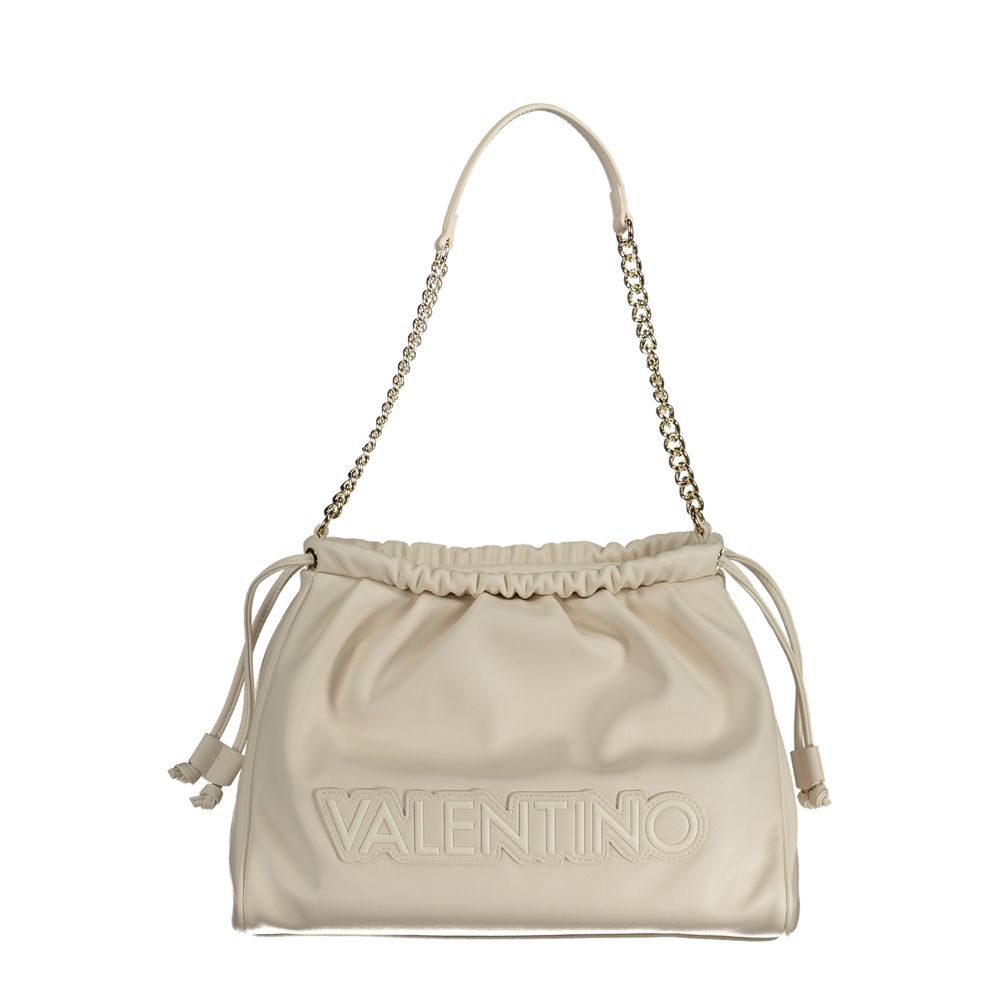 

Бежевая полиэтиленовая сумка Valentino Bags