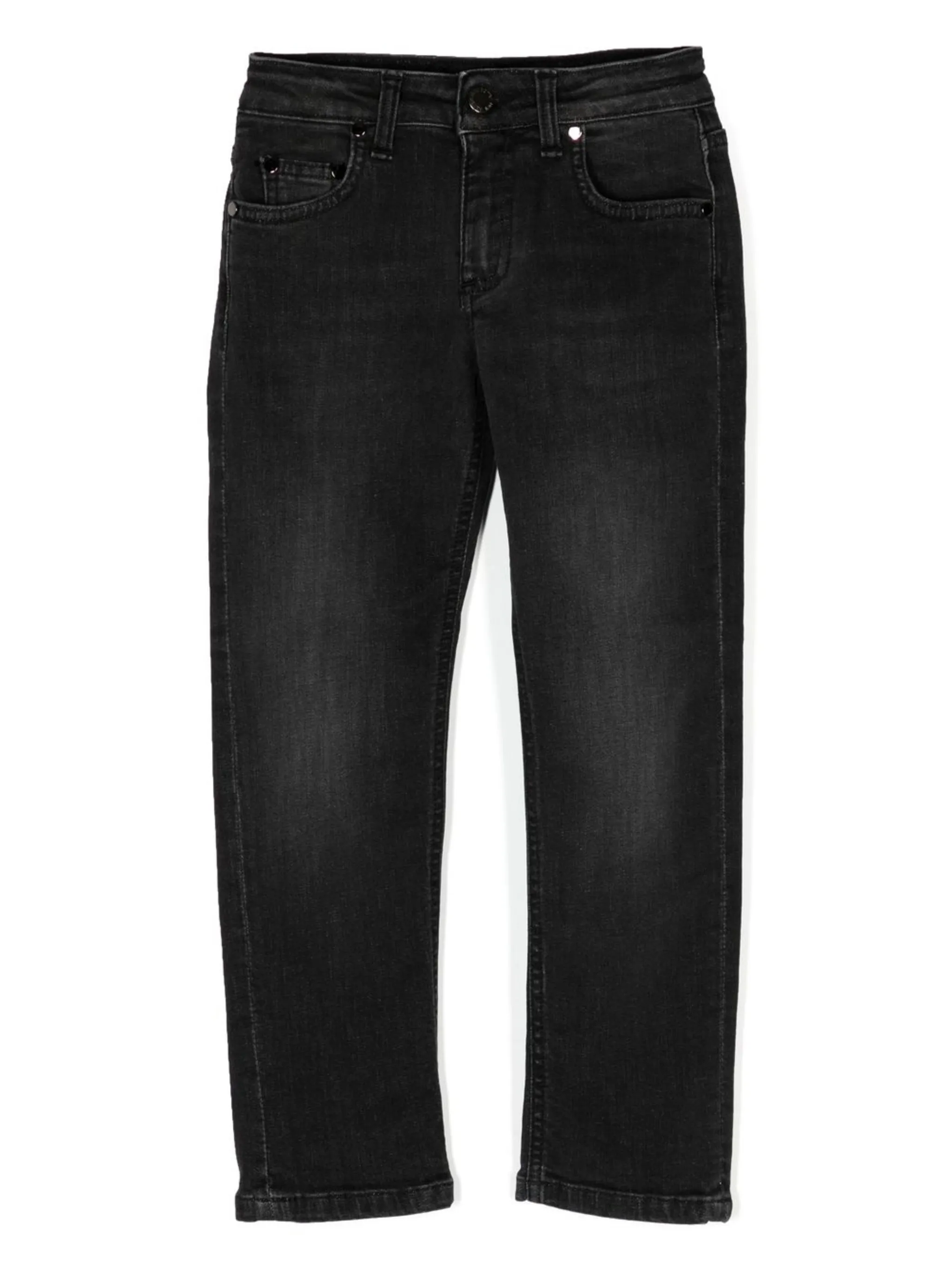 

Прямые джинсы средней посадки Neil Barrett Kids, черный