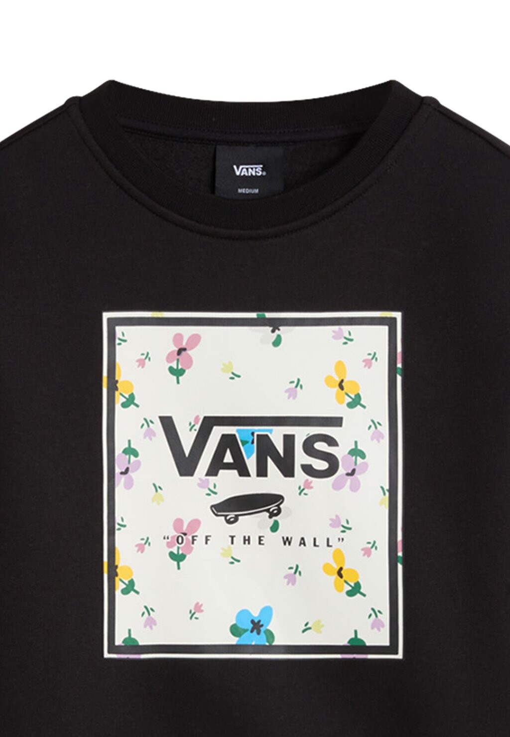 

Толстовка BLOOMER BOXED CREW. Vans, черный